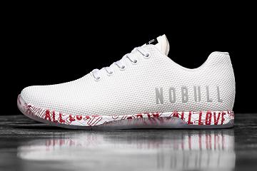 Men's Nobull All Love Trainers White | SG O2438K